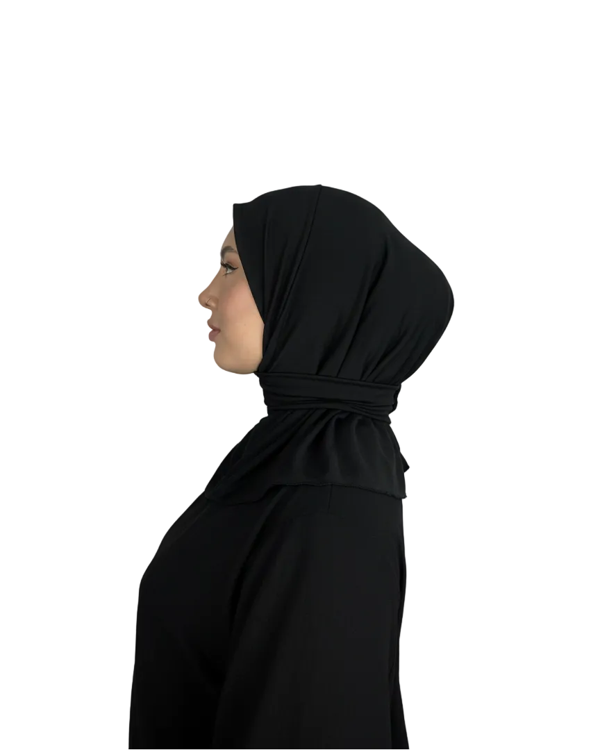 Instant hijab - Black