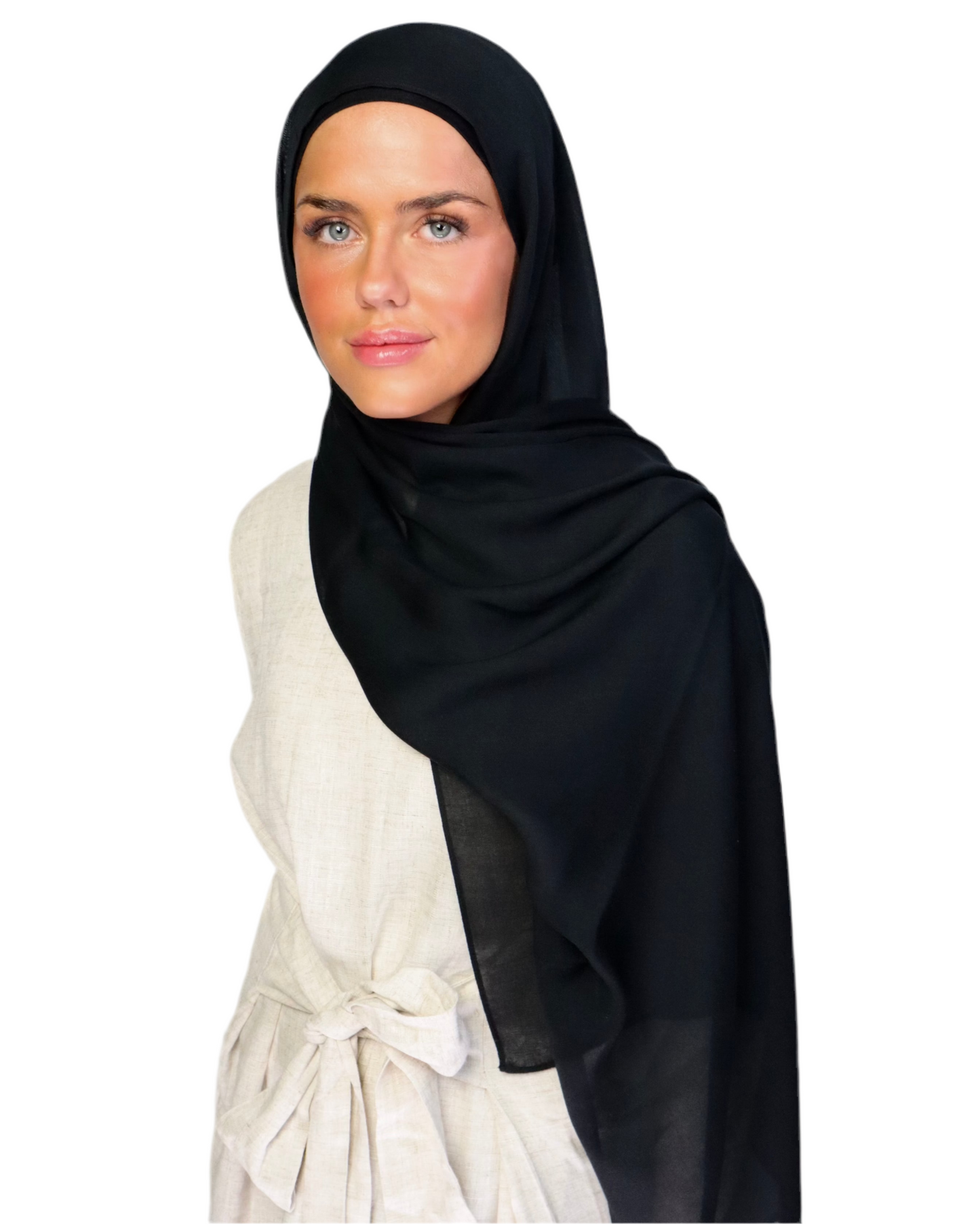 Modal hijab - Black
