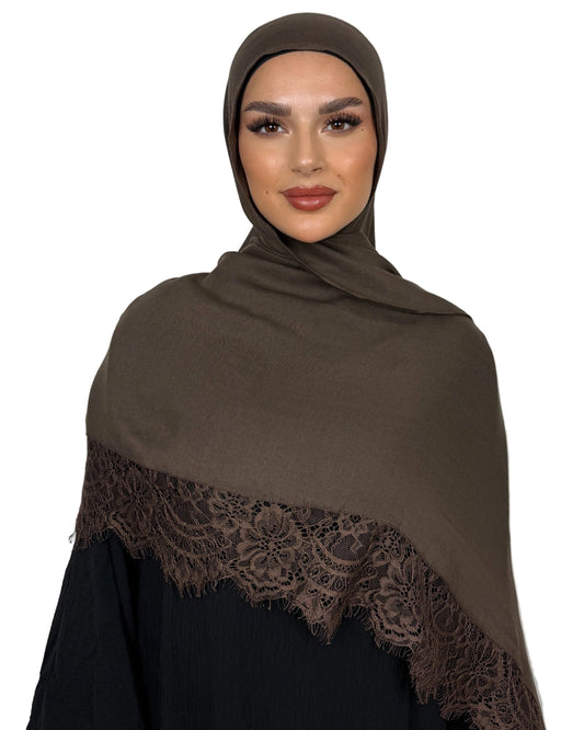 Lace Modal - Espresso
