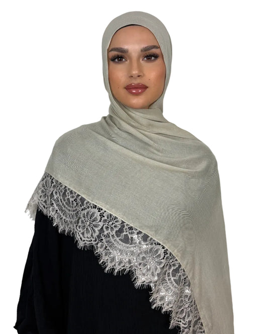 Lace Modal - Beige